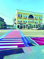 Wolfeboro's colorful new crosswalks celebrate America250