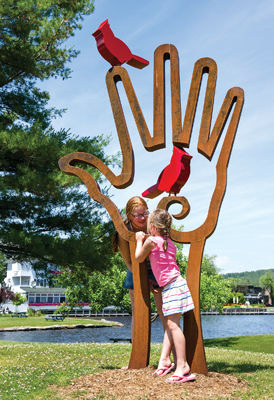 Sculpture Walk turns 3 - Meredith event brings art to outdoor spaces