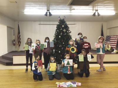Members of Girl Scout Troop 10424
