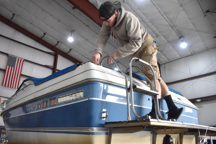 10-12 Boating canvas top