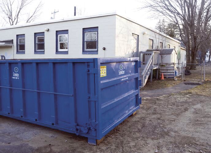 The clean out of the Penacook Community Center