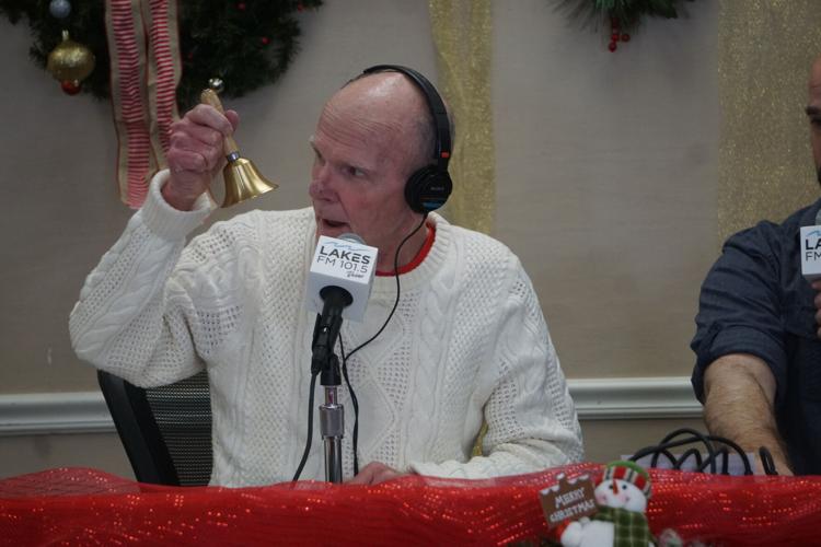 Warren Bailey rings the bell