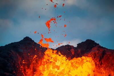 Lava flows from a fissure in the aftermath of eruptions from the Kilauea volcano on Hawaii's Big Island, May 22, 2018.