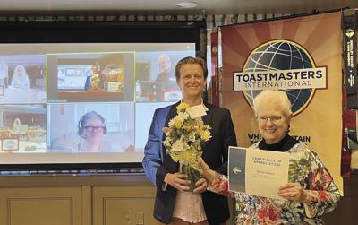 White Mountain Toastmasters of Plymouth installs new officers