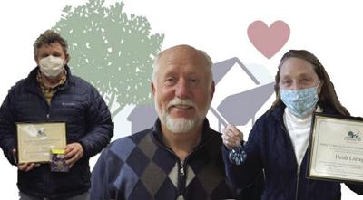John Beland, David Barth and Heidi Loring