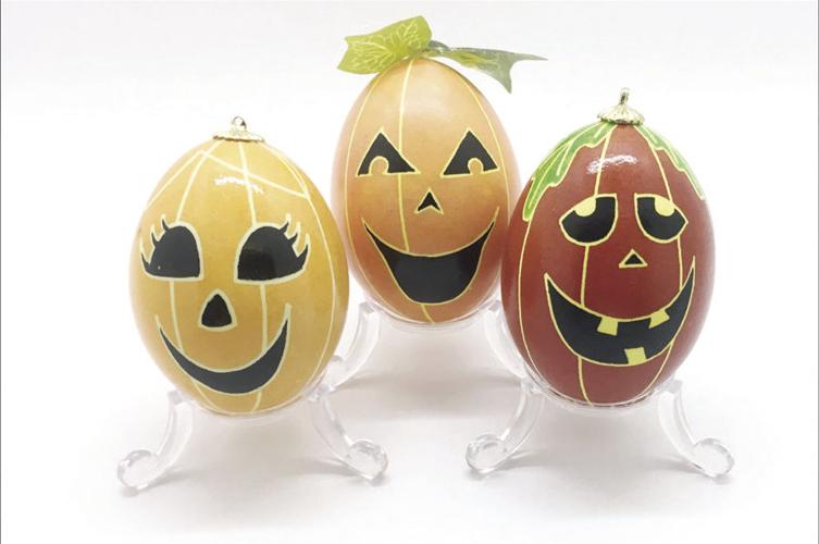 Halloween Pysanky eggs