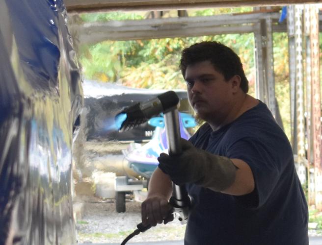 10-12 Boating shrink wrap