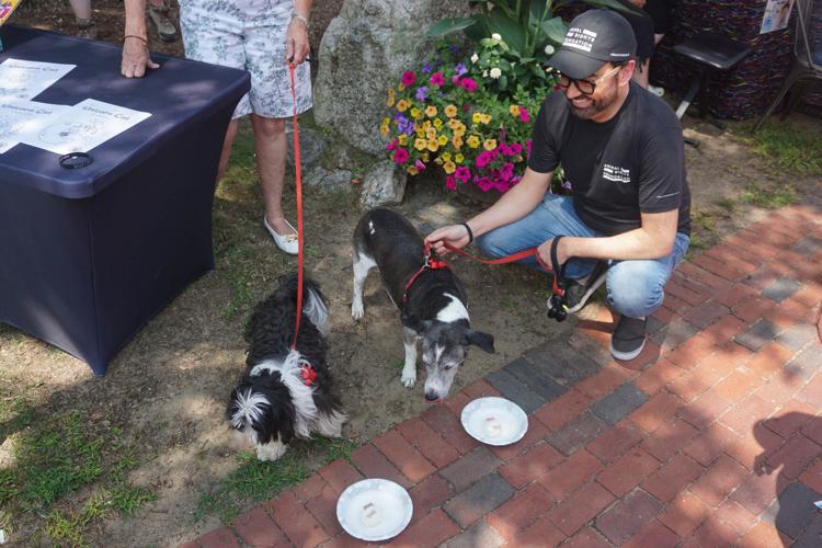 Charles Stanton and dog