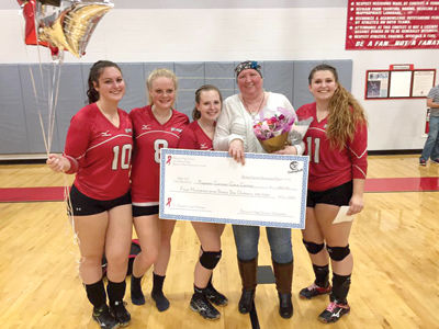 BHS volleyball team shows bus driver support