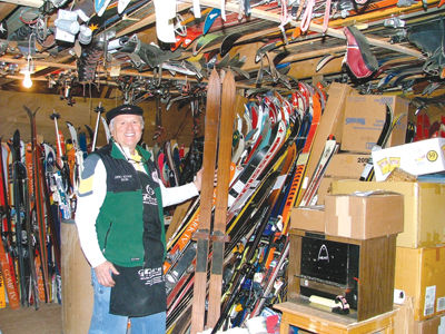 Bob Bolduc may have world's largest ski collection