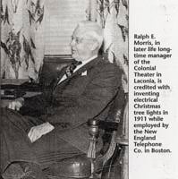 Colonial Theatre & the invention of electric Christmas tree lights