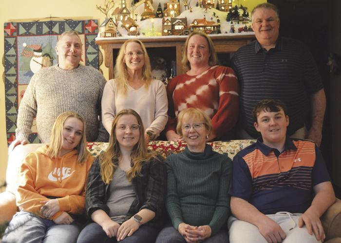 Marie Mills and family