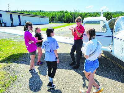 Touch a plane, or a truck, at Laconia airport