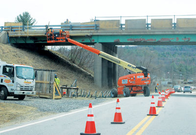 Bypass bridge work