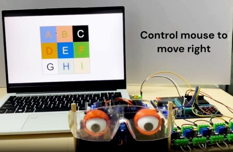 Blinking powers eye-tracking system to enable wheelchair-bound to control movement