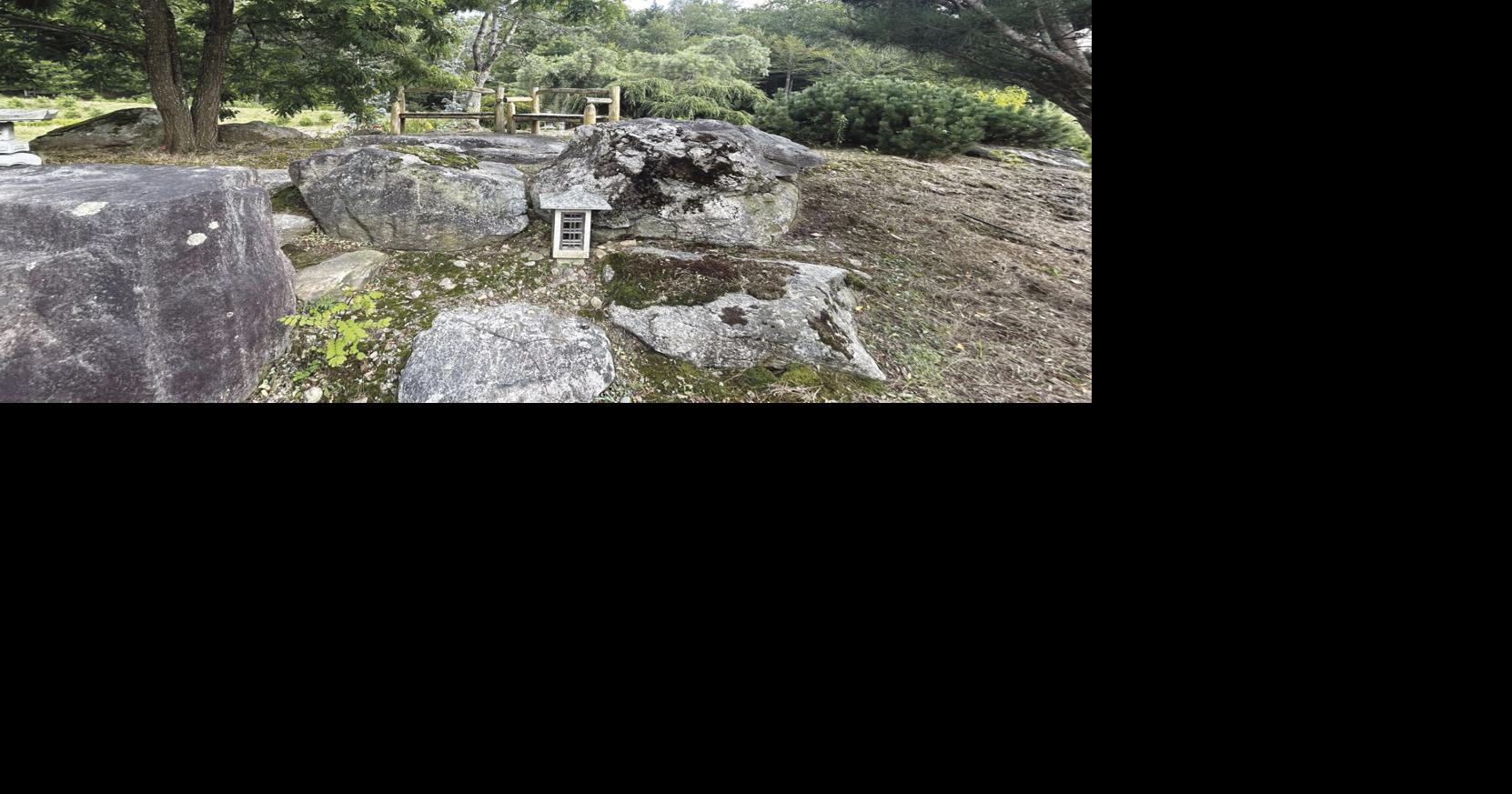 Strolling on a Japanese path in New Hampshire