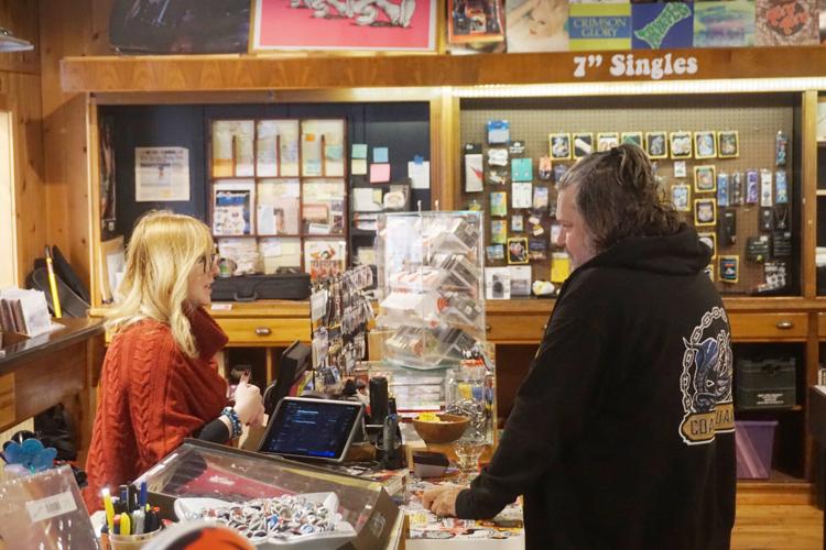 Angela at the register