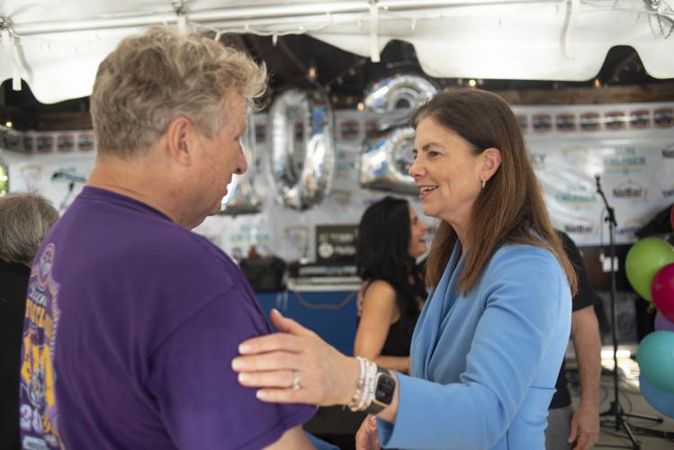 Charlie St. Clair and Gov. Kelly Ayotte