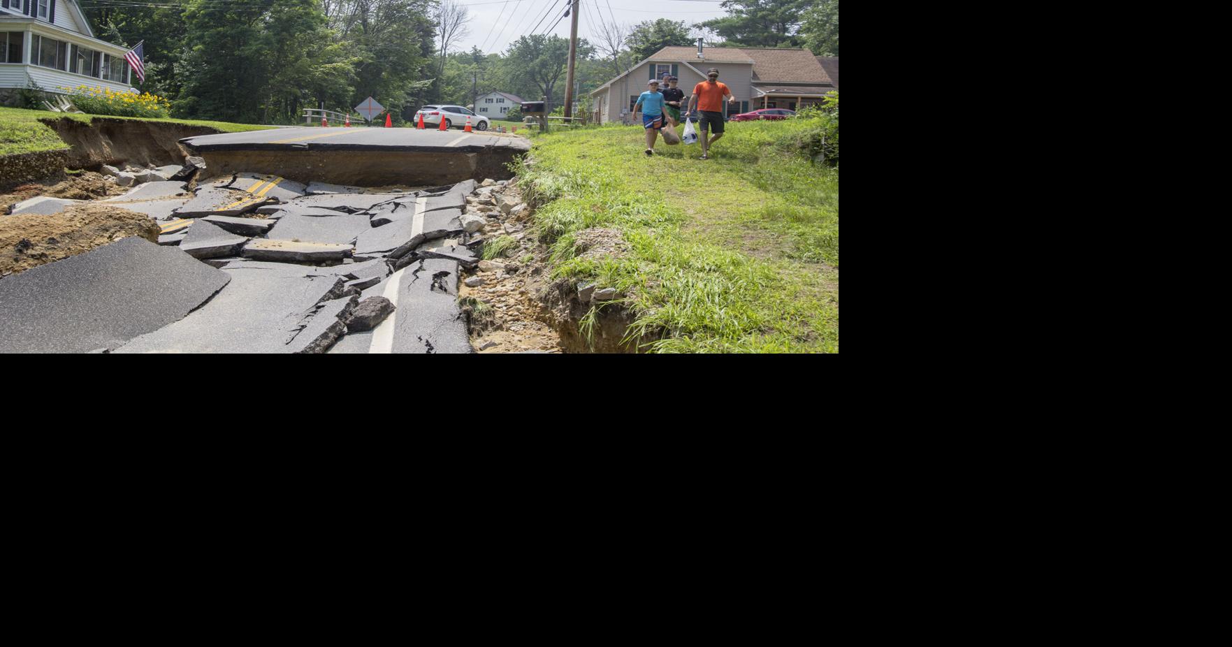 No injuries after rain washes roads out east of Winnipesaukee | Local ...