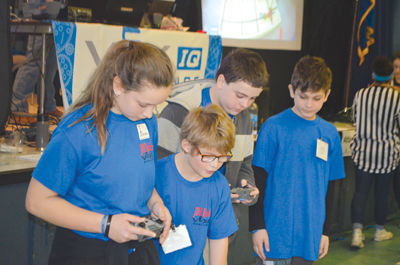 Hill elementary school hosts VEX robotics competition