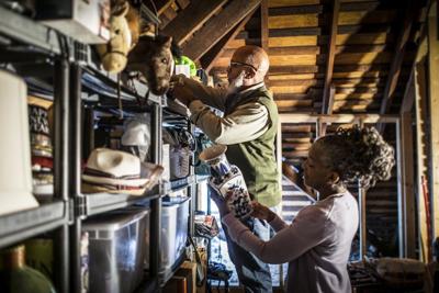 Asking how discarding an item fits with a person's goals can help them decide whether to keep it.