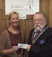 Chocorua Lodge donates to Pemi-Baker Community Health