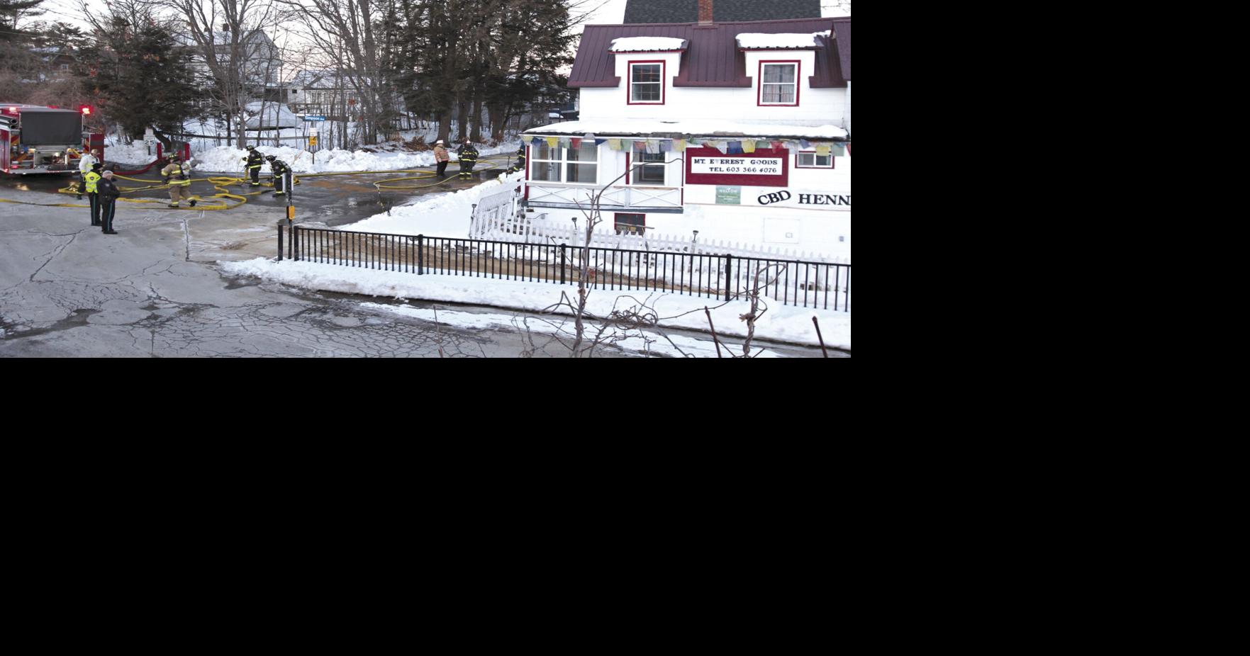 Passerby spots porch fire