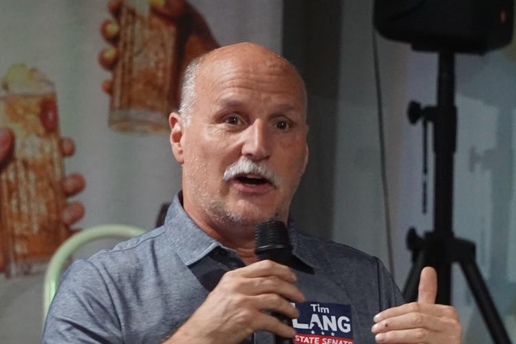 Sen. Tim Lang speaking