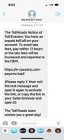 AG's office warns of E-ZPass text message scam