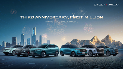 OMODA & JAECOO Approaches One Million Global Sales in Under Three Years, Driven by European Expansion