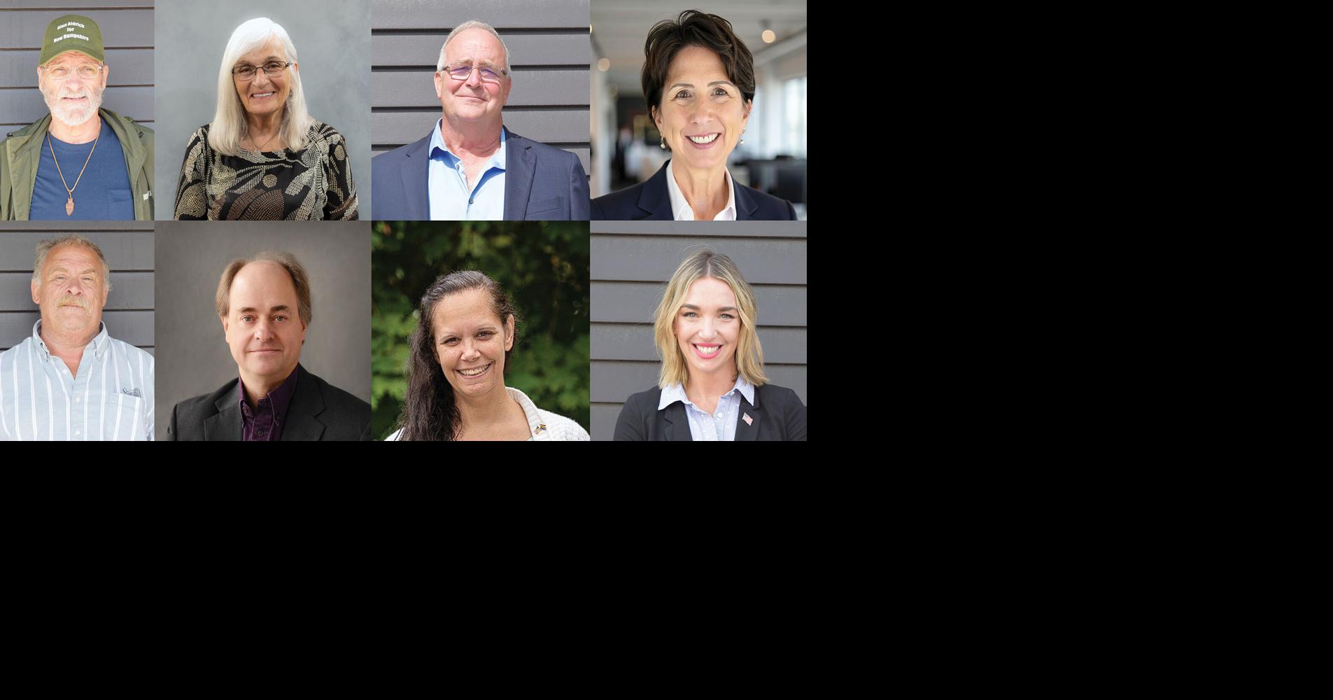 8 candidates seek 4 Statehouse seats serving Gilford, Gilmanton, Laconia Ward 2