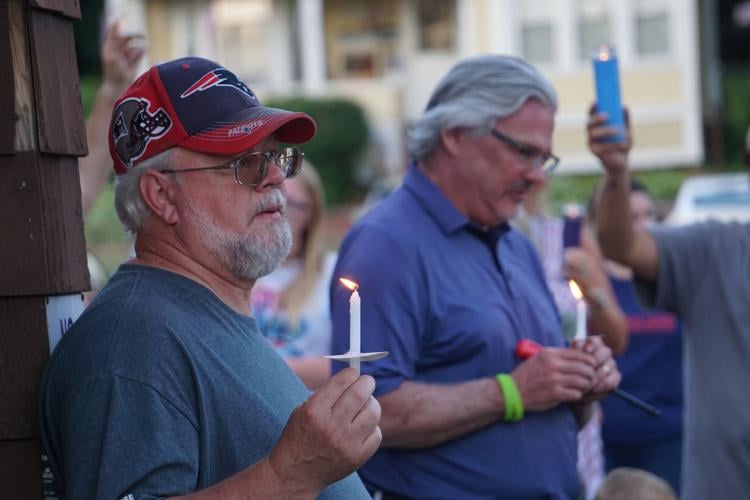 Tony Felch and Mayor Andrew Hosmer
