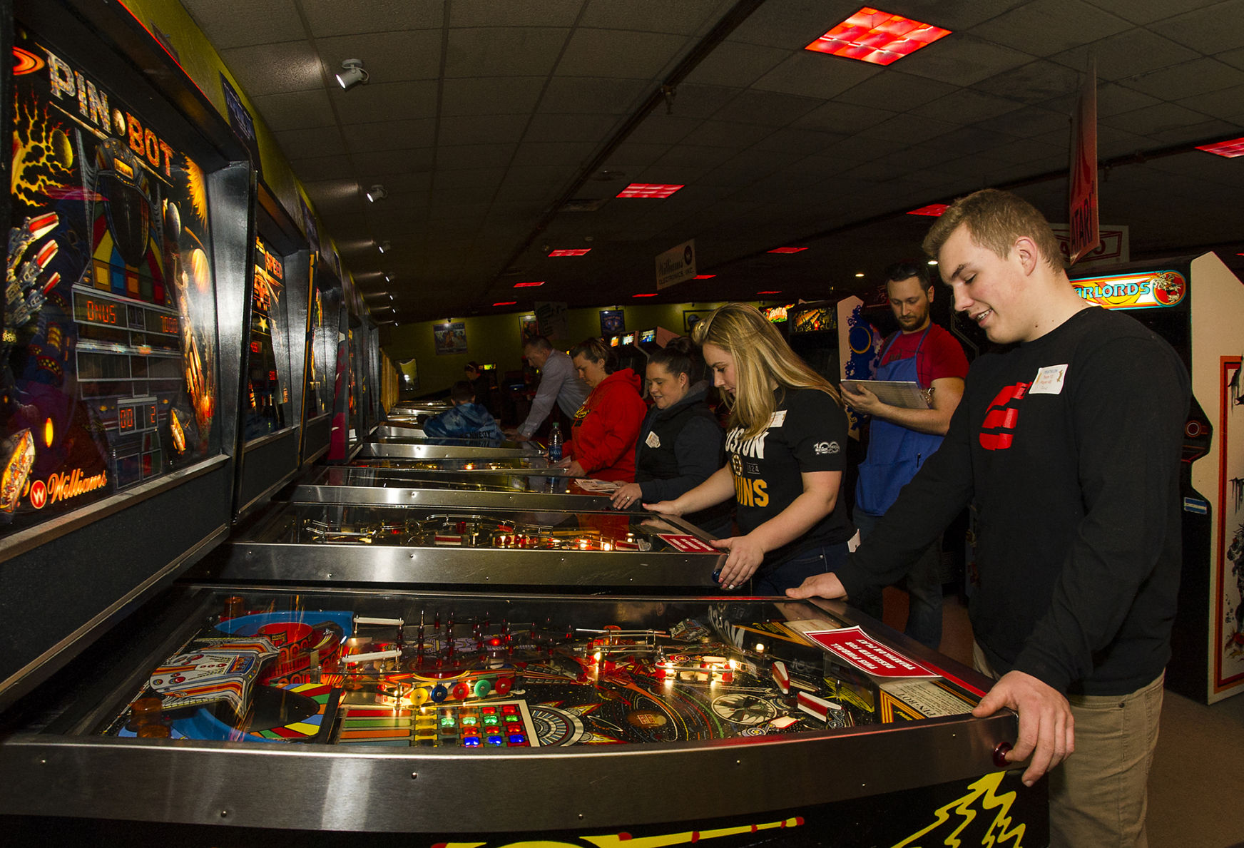 03-26 Indoor Triathlon pin-ball
