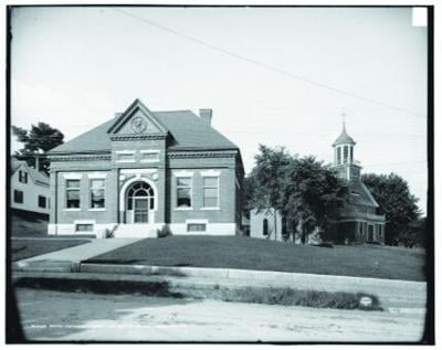 Meredith library building anniversary