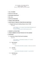Laconia Council Agenda Aug. 10
