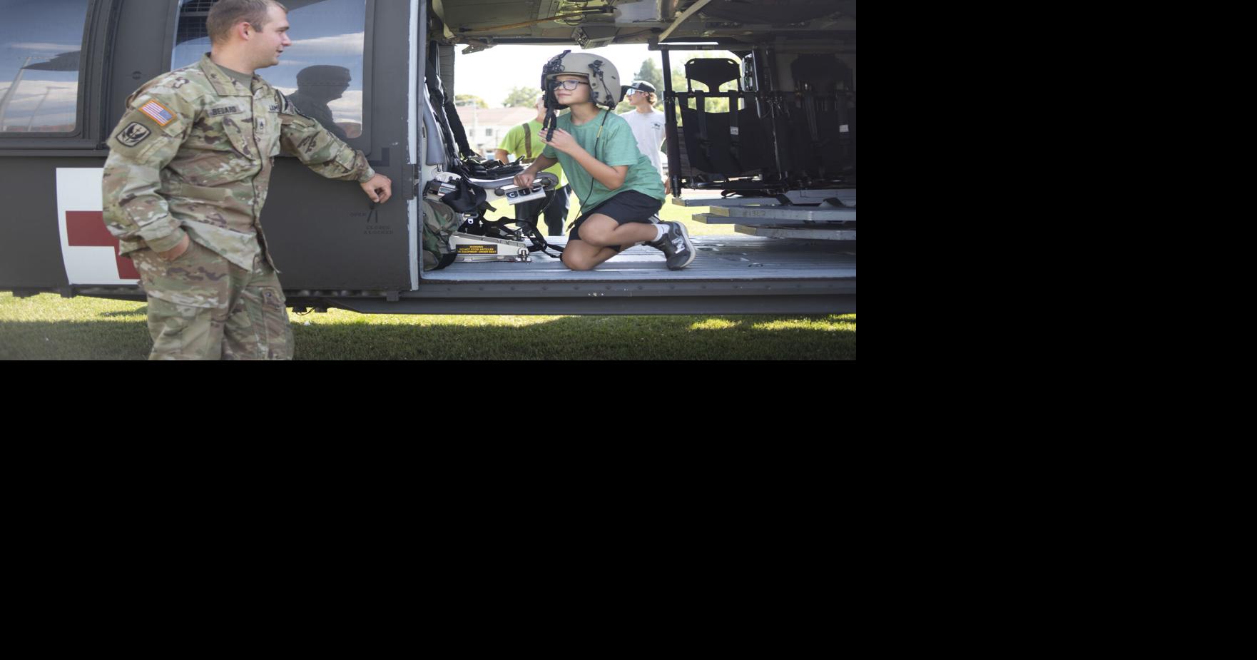 Black Hawk helicopter a highlight of National Night Out in Laconia