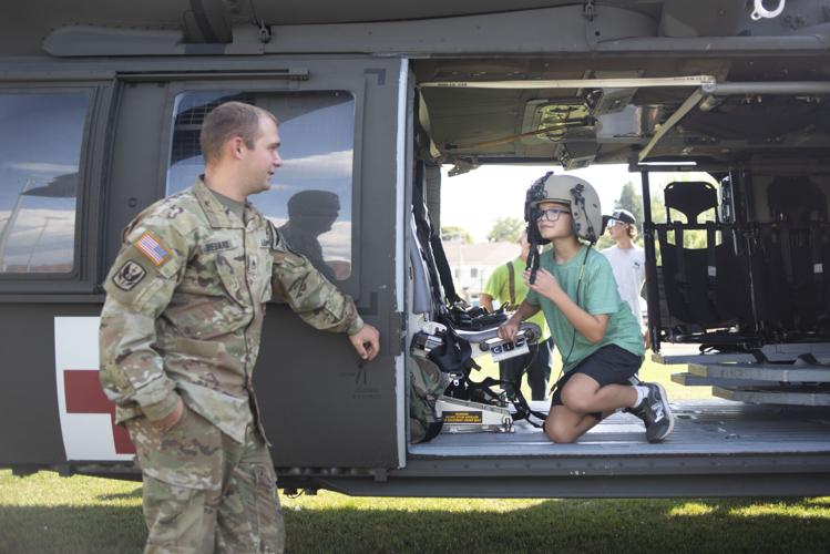 Owen Rockwood and Staff Sgt. Benjamin Bedard
