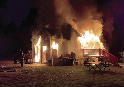White Oaks Rd Fire