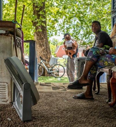 When temperature soar inside homes, being outside even on very hot days can feel less uncomfortable than being indoors.