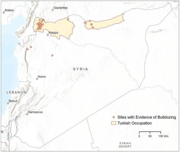 Devastating impact of “mechanised looting” on historic sites in Syria’s civil war