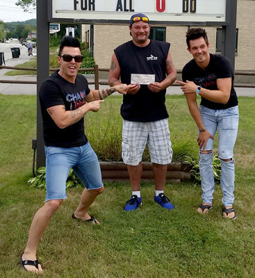 Rod & Gun Club donates to Recycled Percussion charity