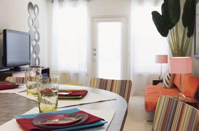 Making the best of a small dining space