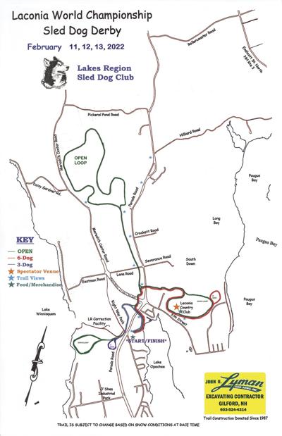 Sled Dog Derby Map