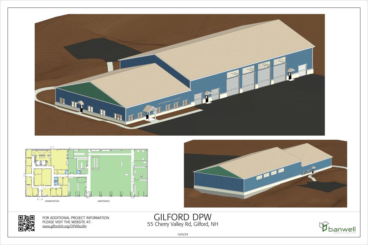 Gilford Public Works building rendering