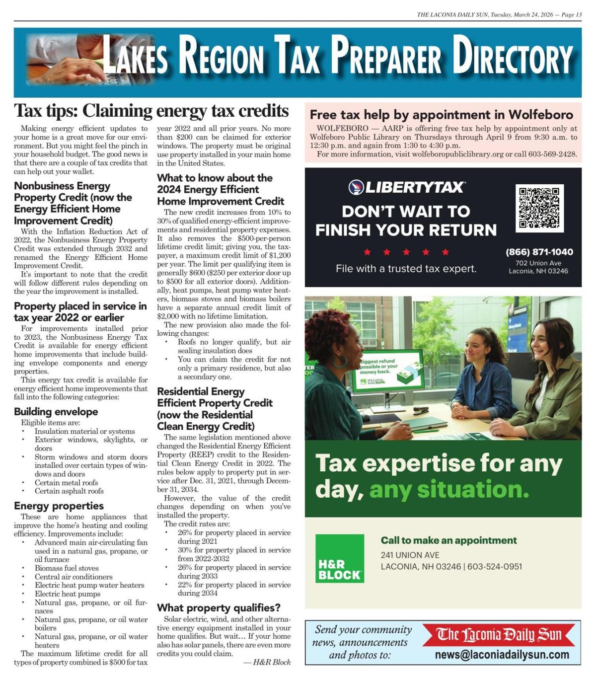 Tax Tips 3-24-26