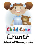 Child care crunch logo