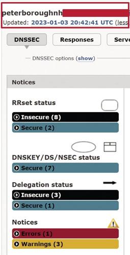 Peterborough site DNS