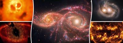 Skull shapes and ghostly eyes among Halloween-themed space sightings