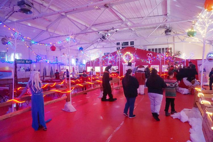 Children at Christmas Village