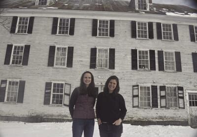 Eliza Grant left and Kit Hickey